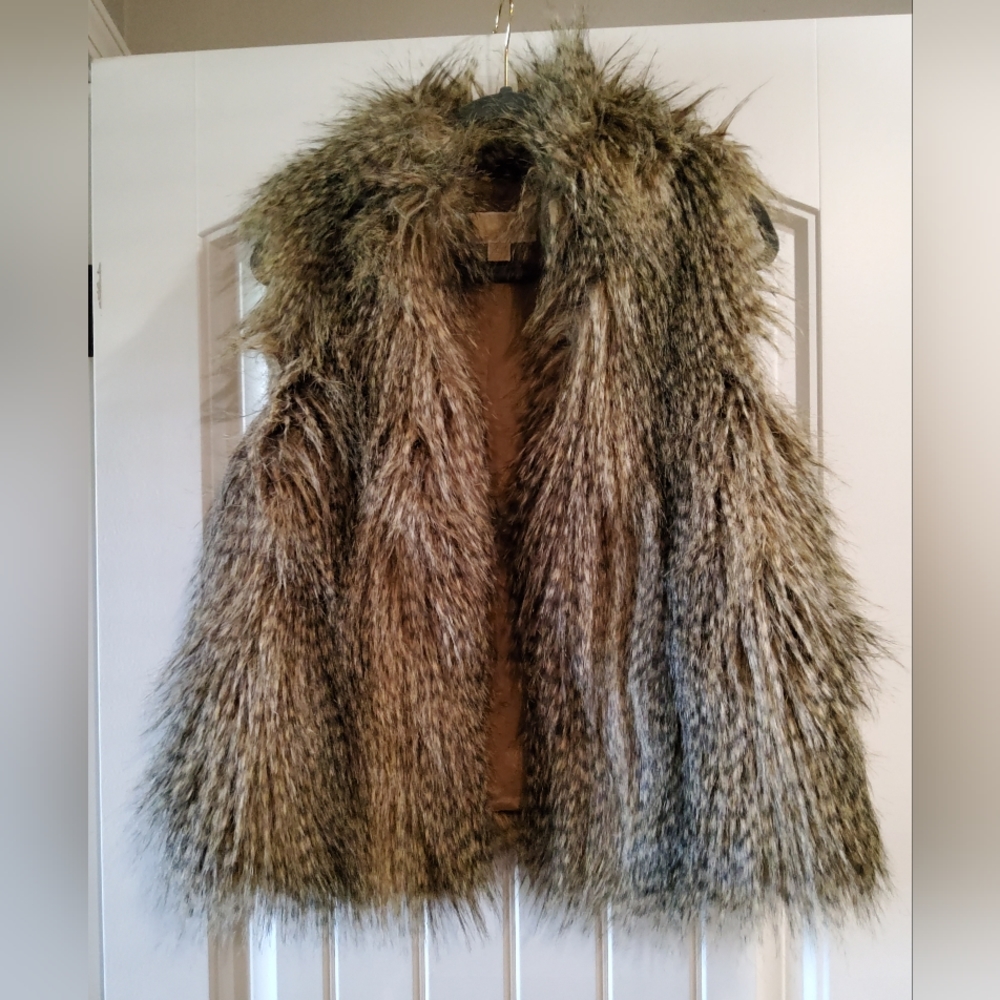 Michael Kors faux fur vest